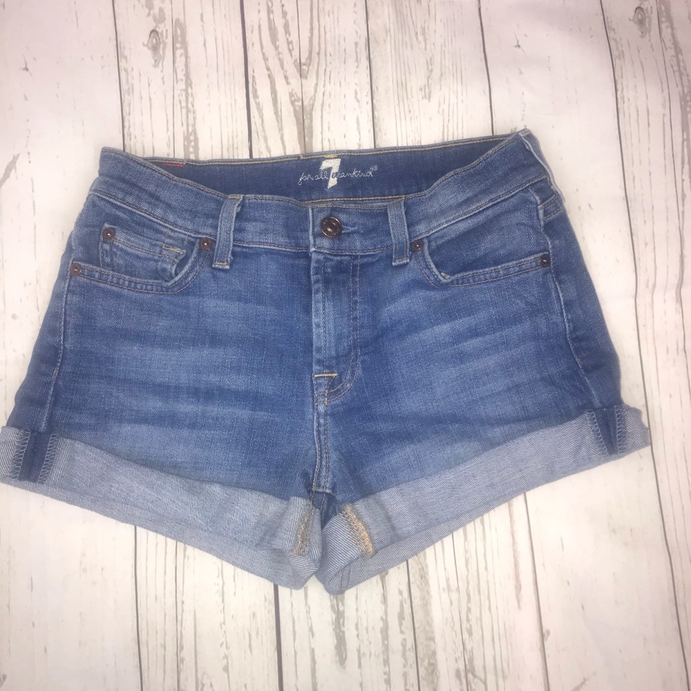 7 For All Mankind Cuffed Shorts